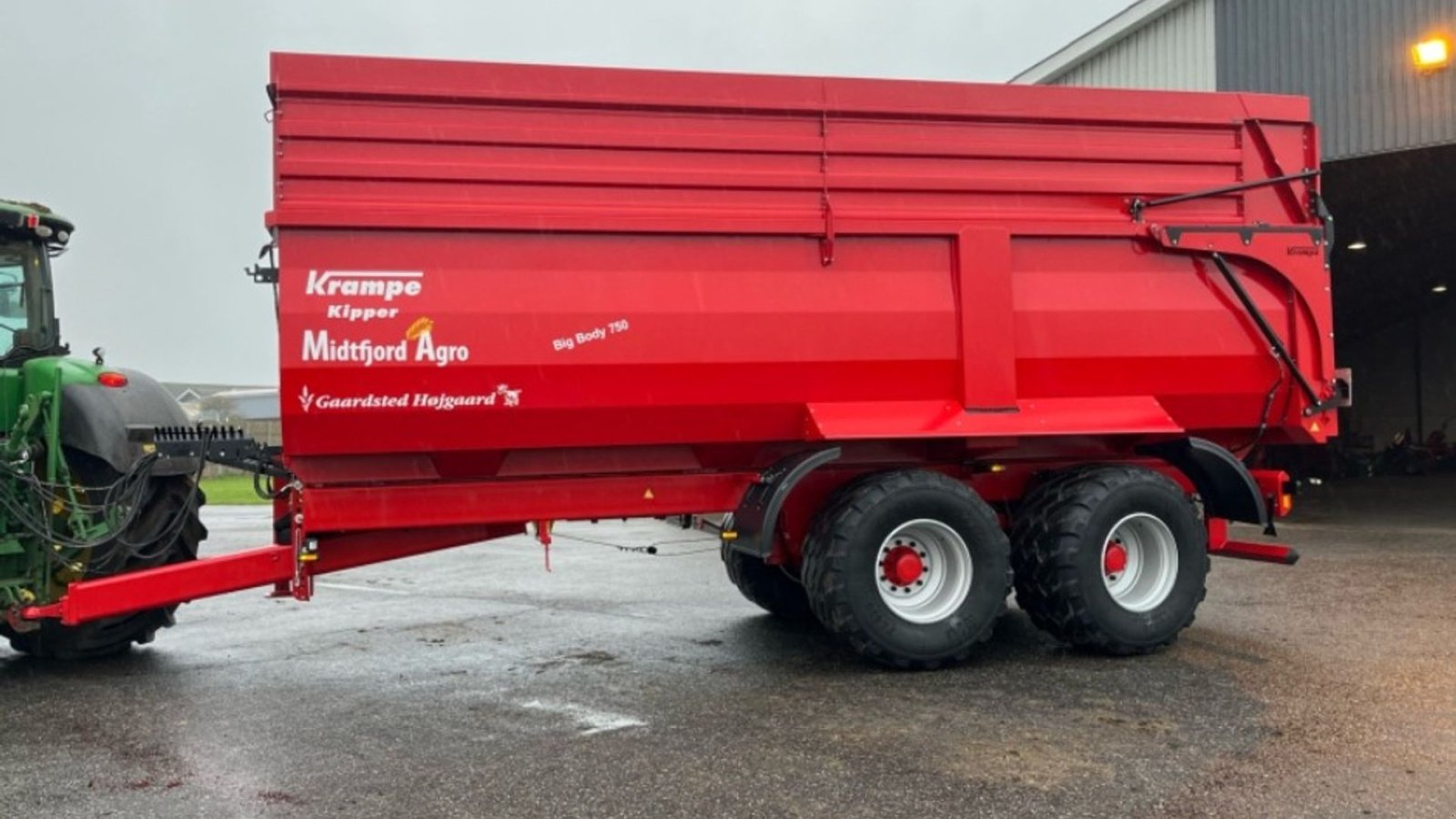 Muldenkipper of the type Krampe Big Body 750  Hydraulisk Klapbar side, Gebrauchtmaschine in Løgstør (Picture 4)