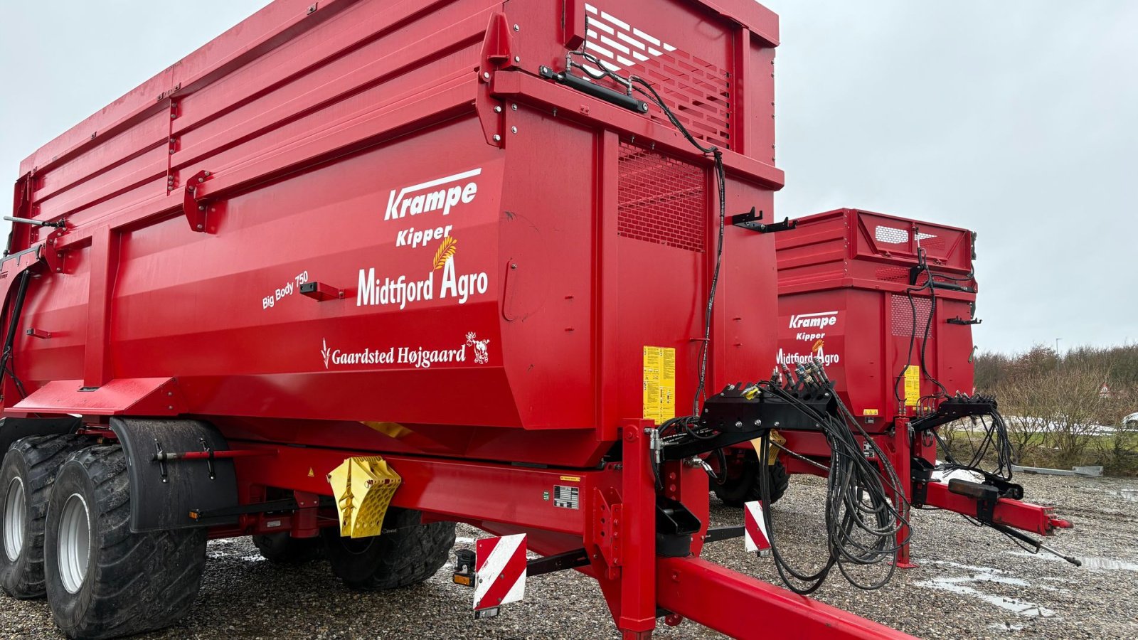Muldenkipper of the type Krampe Big Body 750  Hydraulisk Klapbar side, Gebrauchtmaschine in Løgstør (Picture 7)