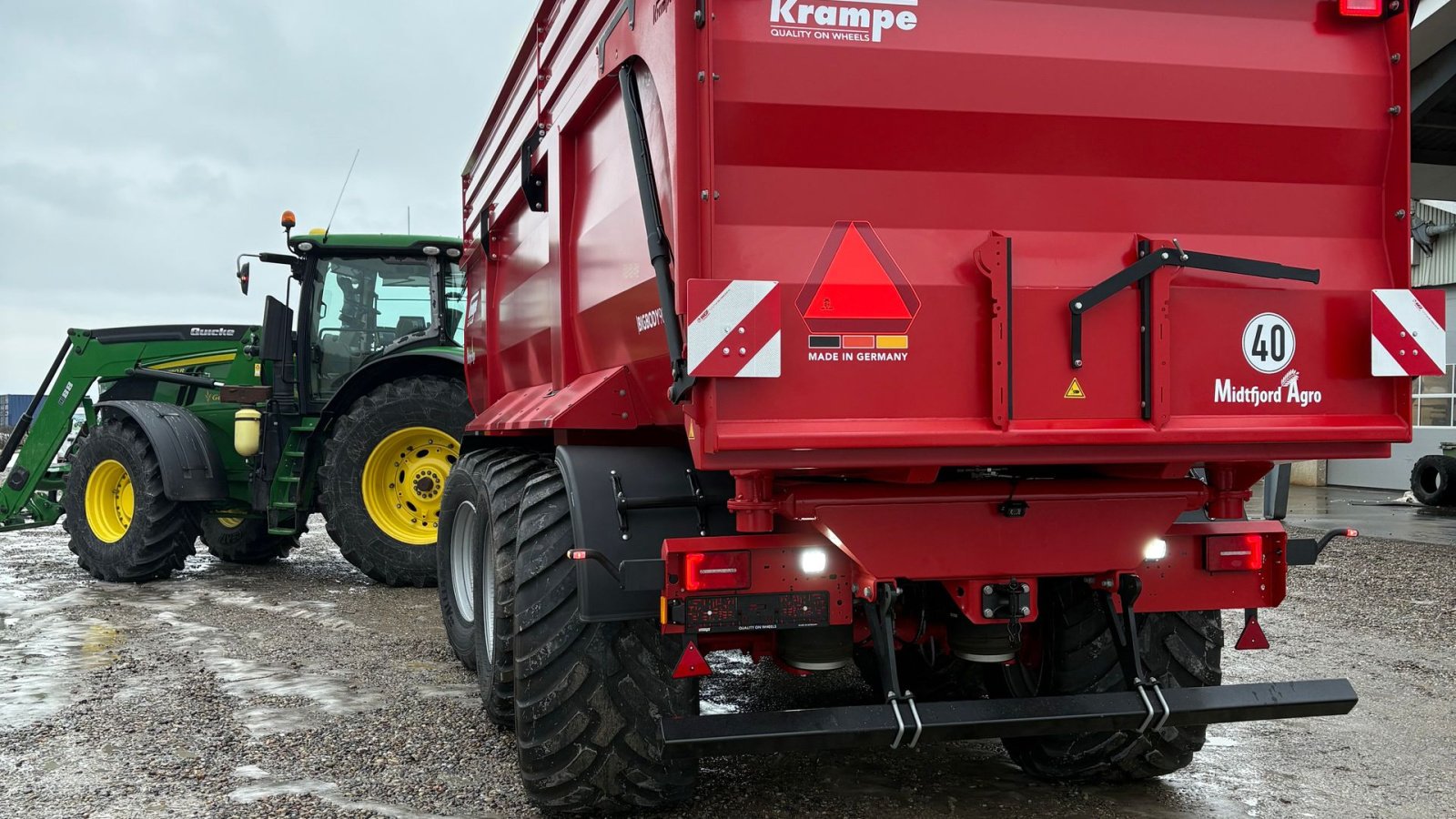 Muldenkipper of the type Krampe Big Body 750  Hydraulisk Klapbar side, Gebrauchtmaschine in Løgstør (Picture 9)