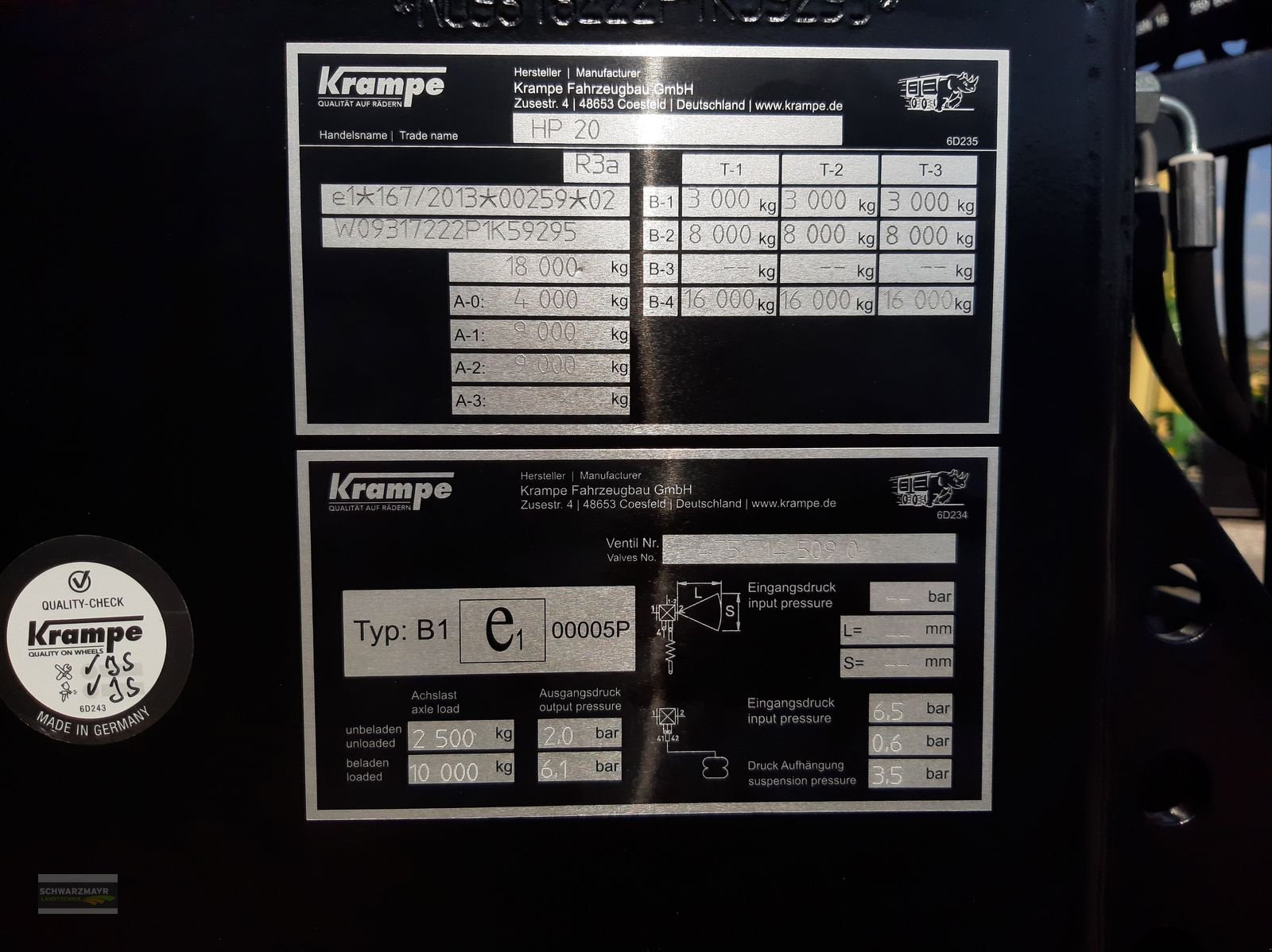 Muldenkipper des Typs Krampe Halfpipe HP 20, Neumaschine in Gampern (Bild 17)