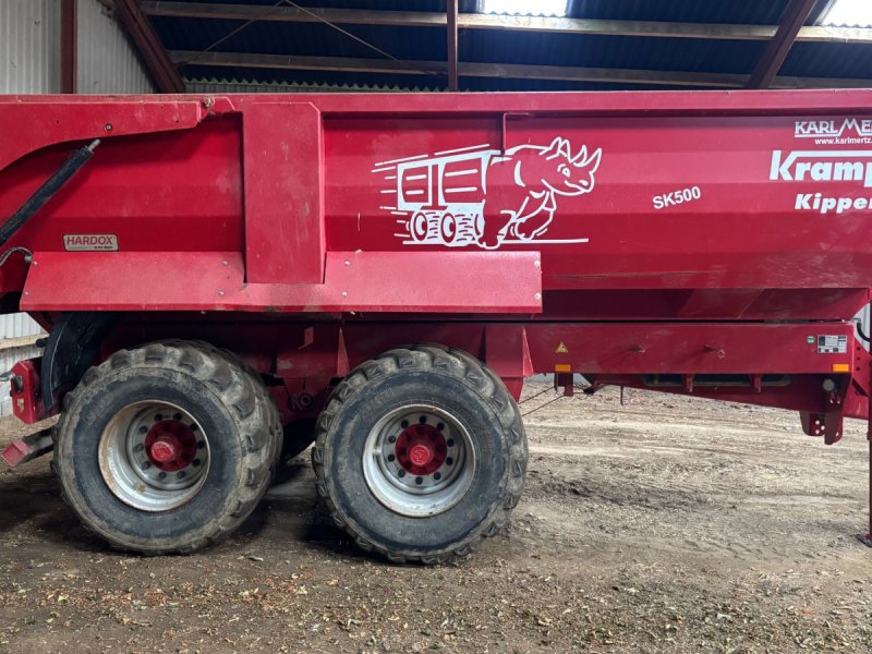 Muldenkipper типа Krampe SK 550 Entreprenørvogn med Hardox kasse SK 500, Gebrauchtmaschine в Roskilde (Фотография 1)