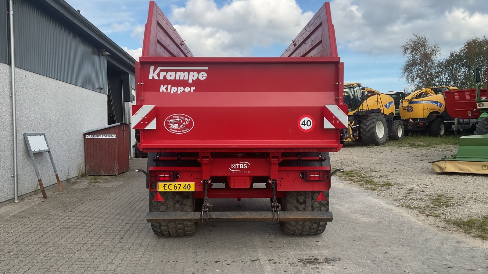 Muldenkipper типа Krampe SK 550 Entreprenørvogn med Hardox kasse, Gebrauchtmaschine в Kongerslev (Фотография 6)