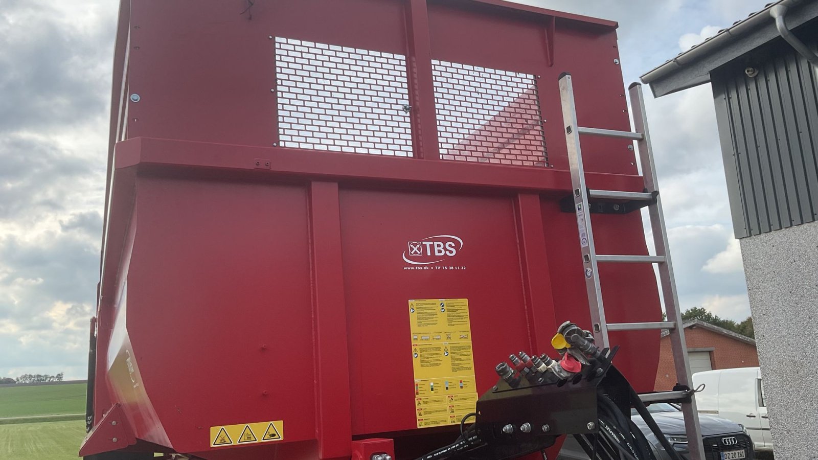 Muldenkipper типа Krampe SK 550 Entreprenørvogn med Hardox kasse, Gebrauchtmaschine в Kongerslev (Фотография 7)