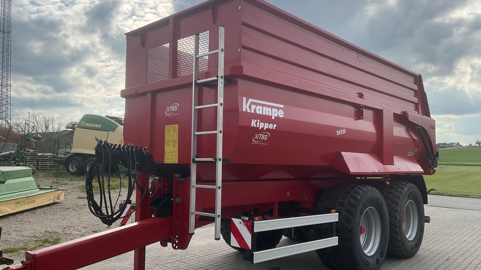 Muldenkipper типа Krampe SK 550 Entreprenørvogn med Hardox kasse, Gebrauchtmaschine в Kongerslev (Фотография 1)