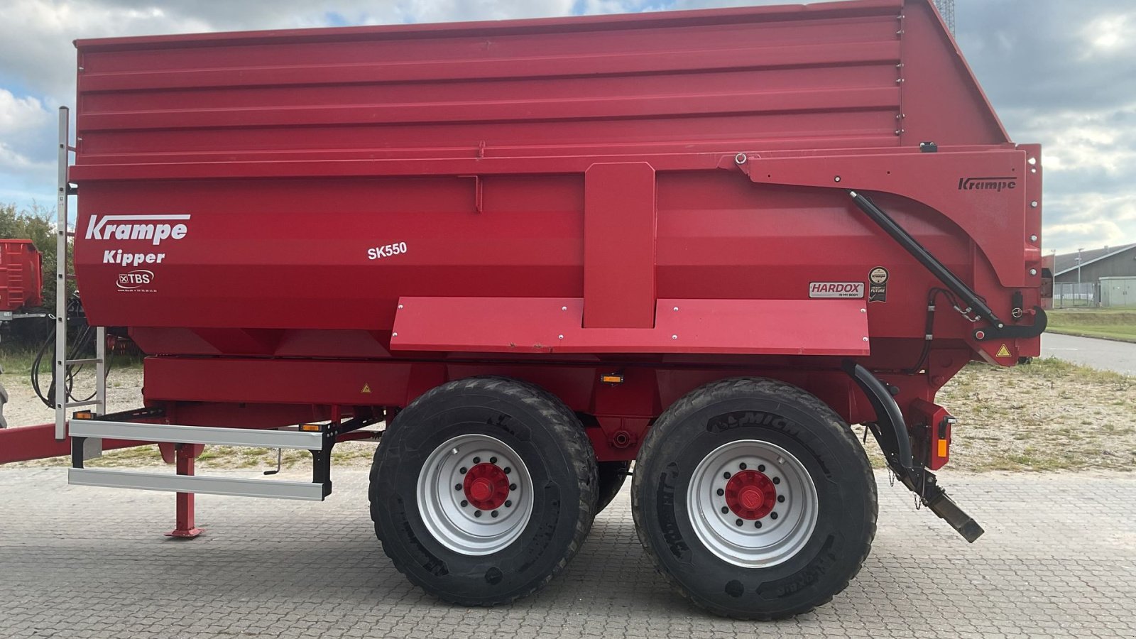 Muldenkipper типа Krampe SK 550 Entreprenørvogn med Hardox kasse, Gebrauchtmaschine в Kongerslev (Фотография 2)