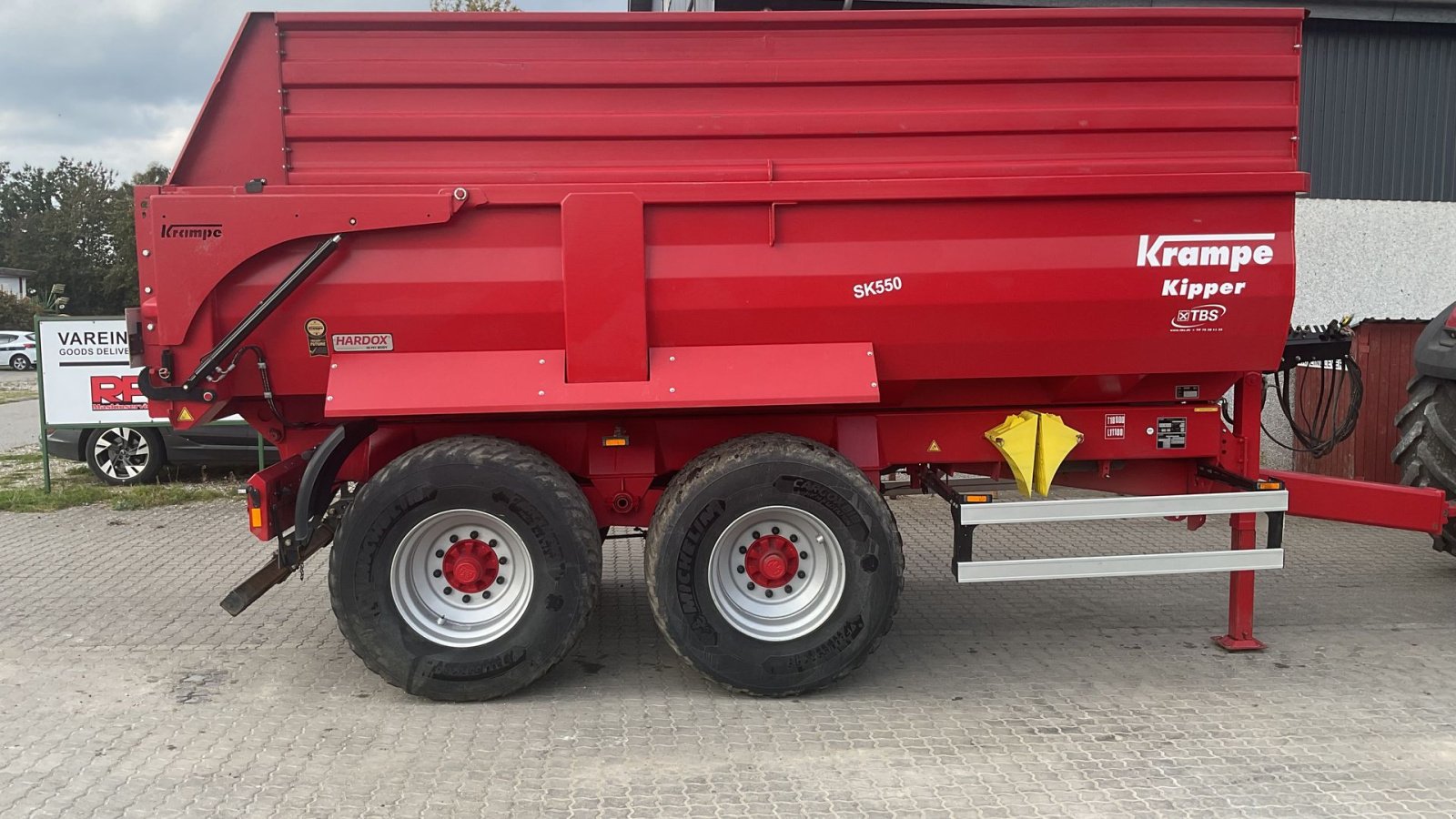 Muldenkipper типа Krampe SK 550 Entreprenørvogn med Hardox kasse, Gebrauchtmaschine в Kongerslev (Фотография 5)