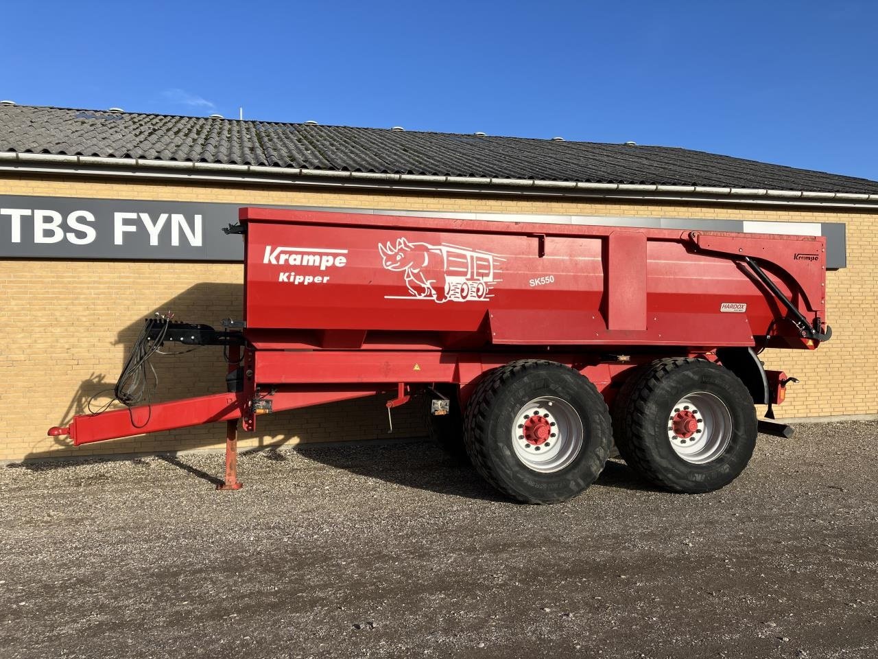 Muldenkipper типа Krampe SK 550, Gebrauchtmaschine в Tommerup (Фотография 2)