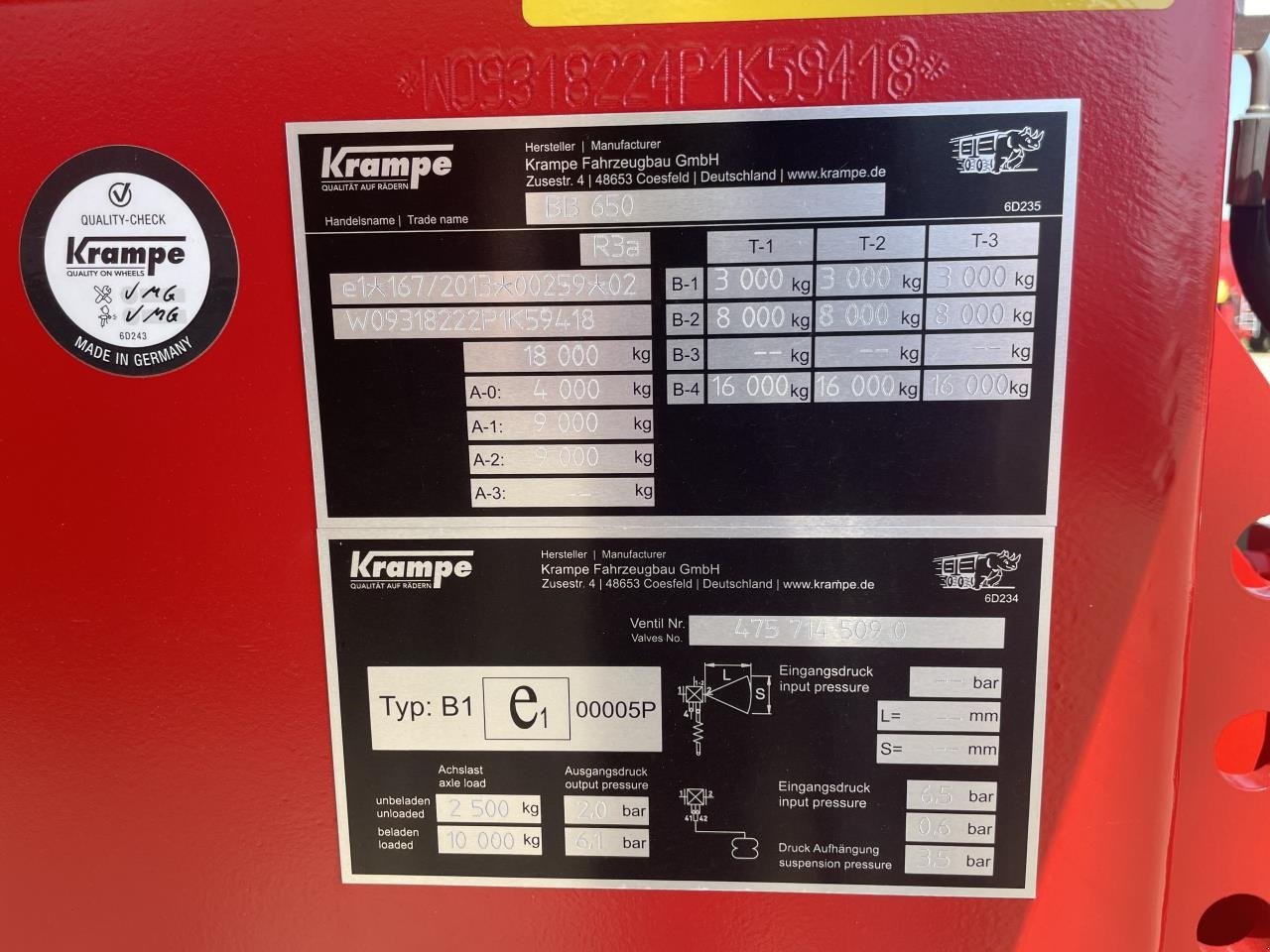 Muldenkipper типа Krampe SK 650, Gebrauchtmaschine в Grindsted (Фотография 10)