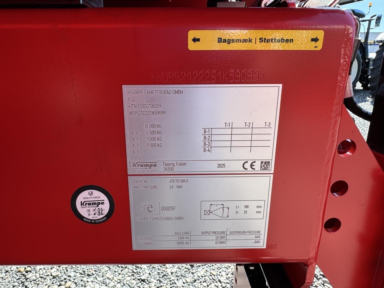 Muldenkipper of the type Krampe SK500, Gebrauchtmaschine in Hadsten (Picture 6)
