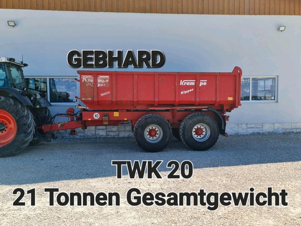 Muldenkipper des Typs Krampe TWK20 Gesamtgewicht 21 Tonnen, Gebrauchtmaschine in Großschönbrunn (Bild 2)