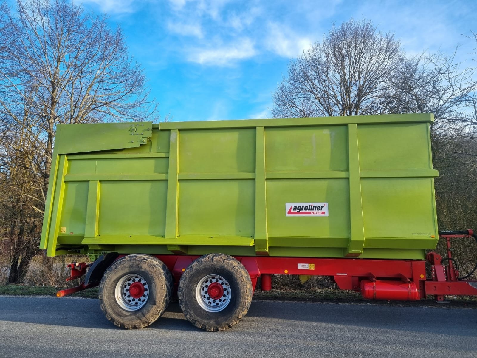 Muldenkipper Türe ait Kröger Agroliner MUK 220, Gebrauchtmaschine içinde Steißlingen  (resim 9)