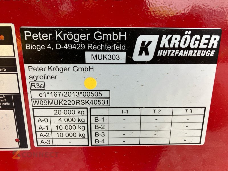 Muldenkipper typu Kröger MUK 303, Gebrauchtmaschine v Jahnatal (Obrázek 7)