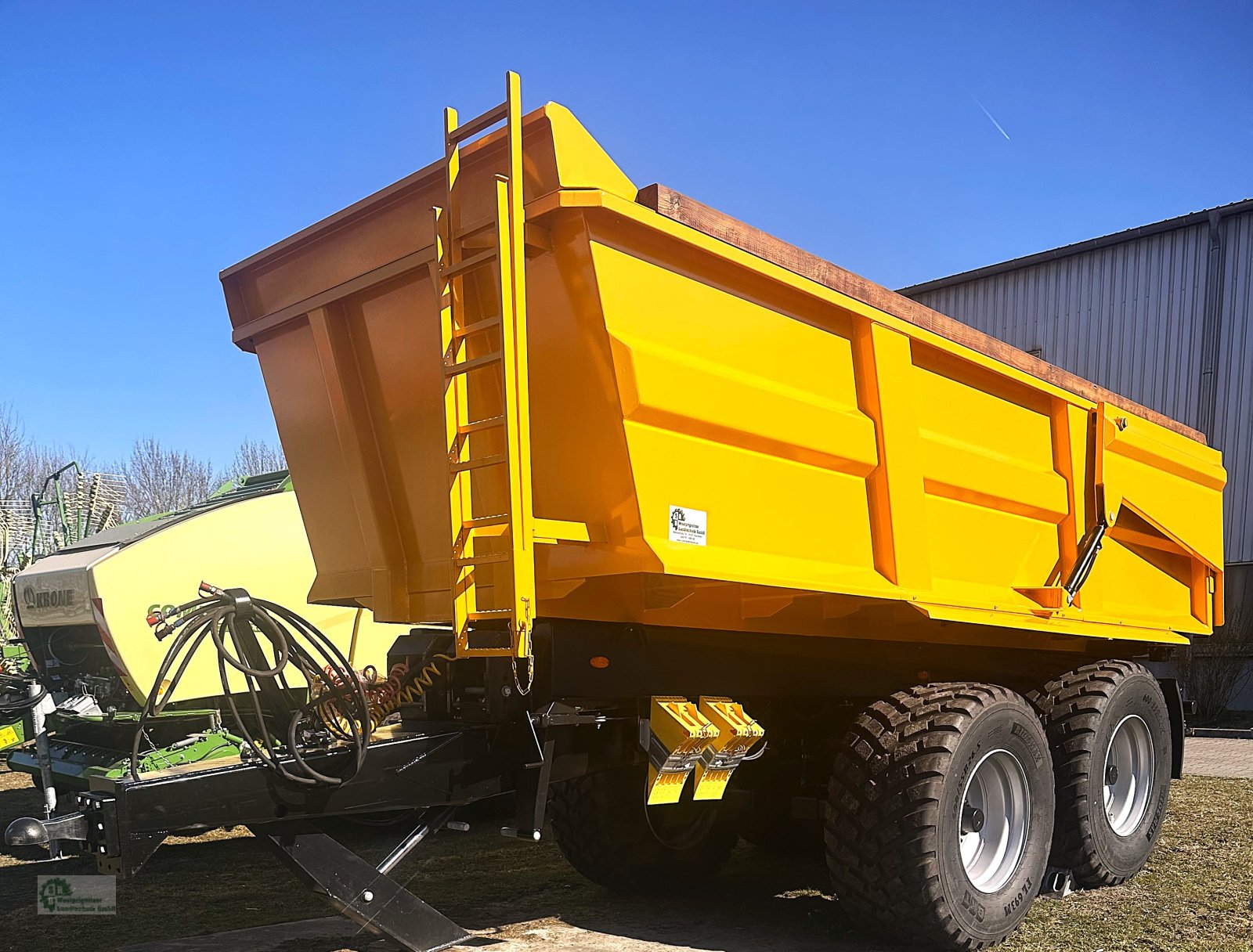 Muldenkipper of the type Leffers HL 20 SM, Neumaschine in Karstädt (Picture 1)