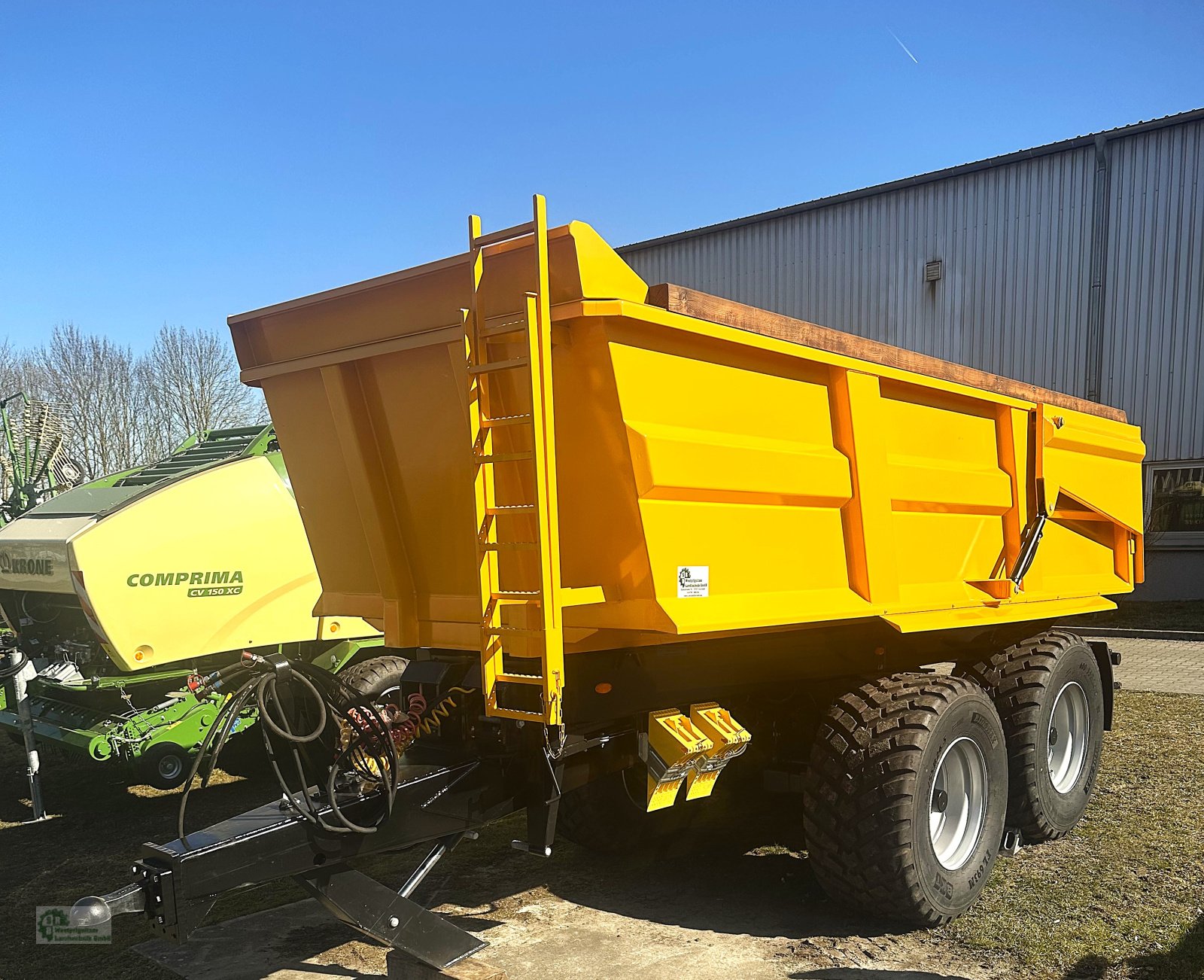 Muldenkipper of the type Leffers HL 20 SM, Neumaschine in Karstädt (Picture 2)