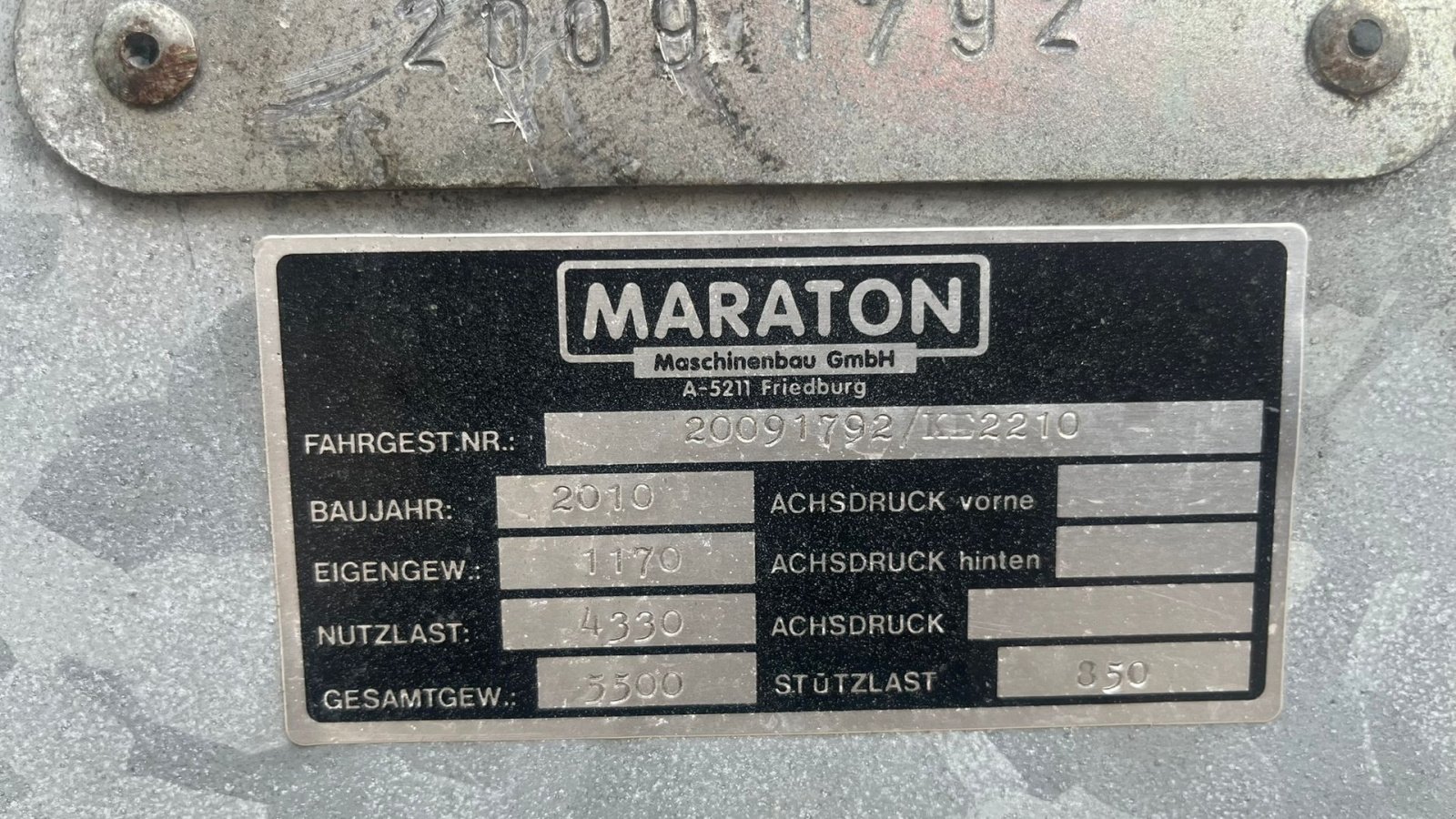 Muldenkipper типа Maraton 3 vejstip med høje sider med bremser, Gebrauchtmaschine в Lintrup (Фотография 4)