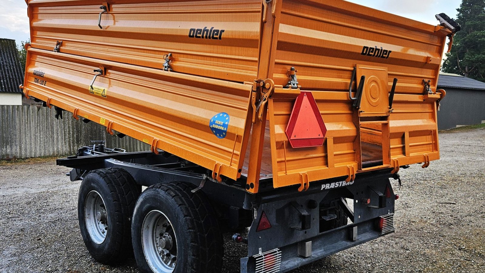 Muldenkipper tipa Oehler TDK 120 E / ekstrem fin stand / 3 vejs tip / høje sider, Gebrauchtmaschine u Arden (Slika 4)