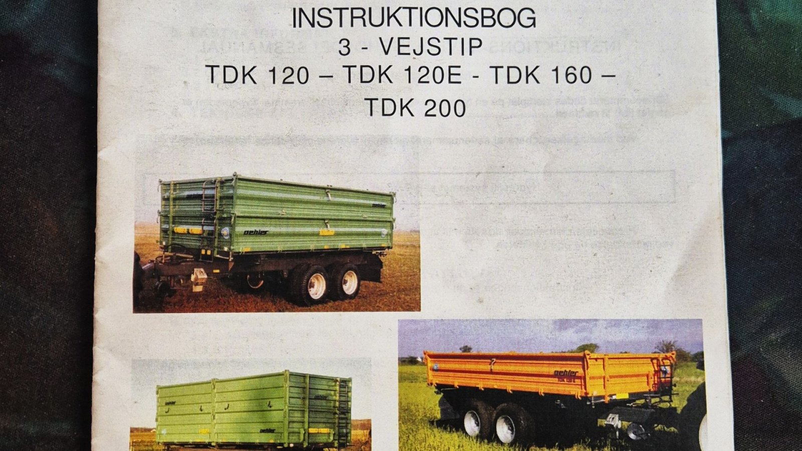 Muldenkipper tipa Oehler TDK 120 E / ekstrem fin stand / 3 vejs tip / høje sider, Gebrauchtmaschine u Arden (Slika 13)