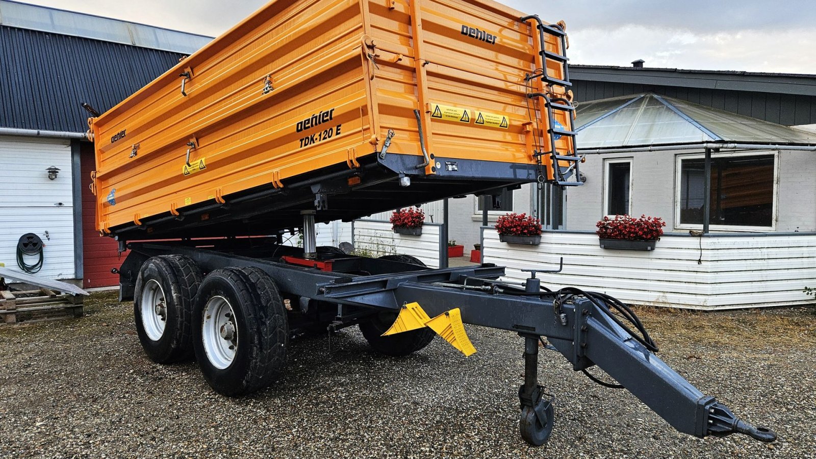 Muldenkipper tipa Oehler TDK 120 E / ekstrem fin stand / 3 vejs tip / høje sider, Gebrauchtmaschine u Arden (Slika 1)