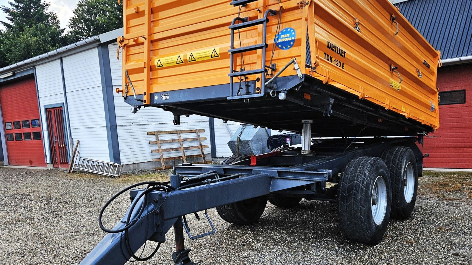 Muldenkipper tipa Oehler TDK 120 E / ekstrem fin stand / 3 vejs tip / høje sider, Gebrauchtmaschine u Arden (Slika 3)