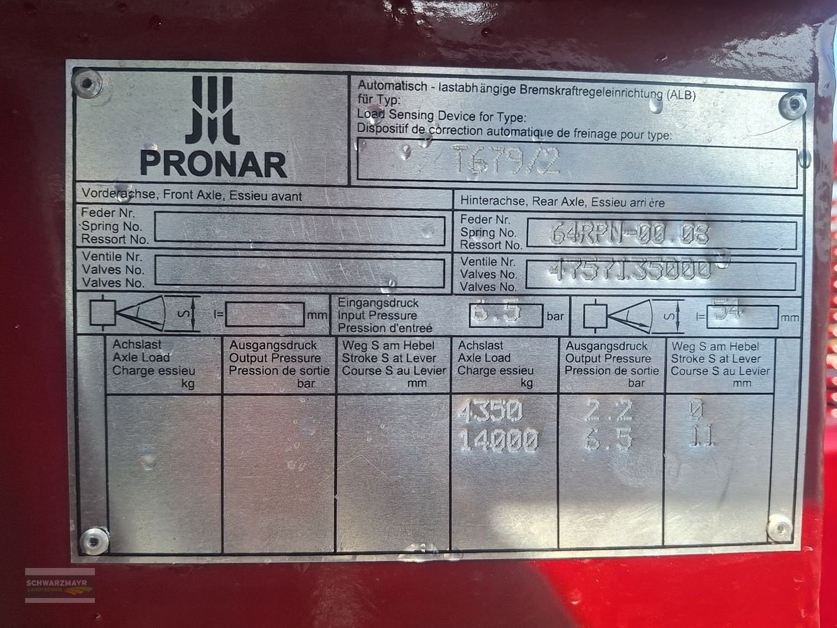 Muldenkipper des Typs PRONAR Baumulde T679/2, Neumaschine in Gampern (Bild 16)