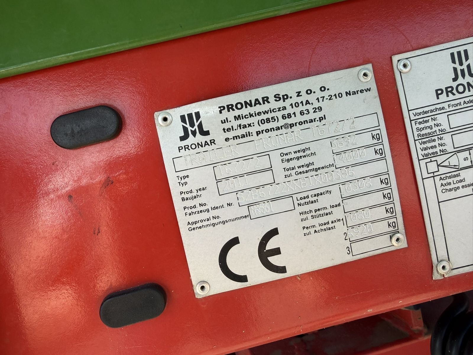 Muldenkipper a típus PRONAR T 679/2, Gebrauchtmaschine ekkor: Göpfritz (Kép 4)