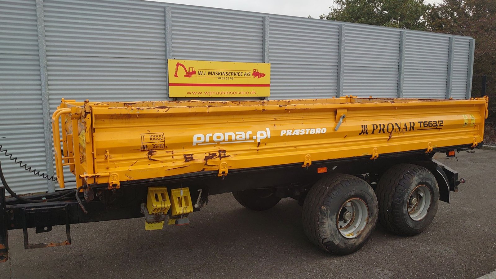 Muldenkipper typu PRONAR T663/2, Gebrauchtmaschine v Nørresundby (Obrázek 1)