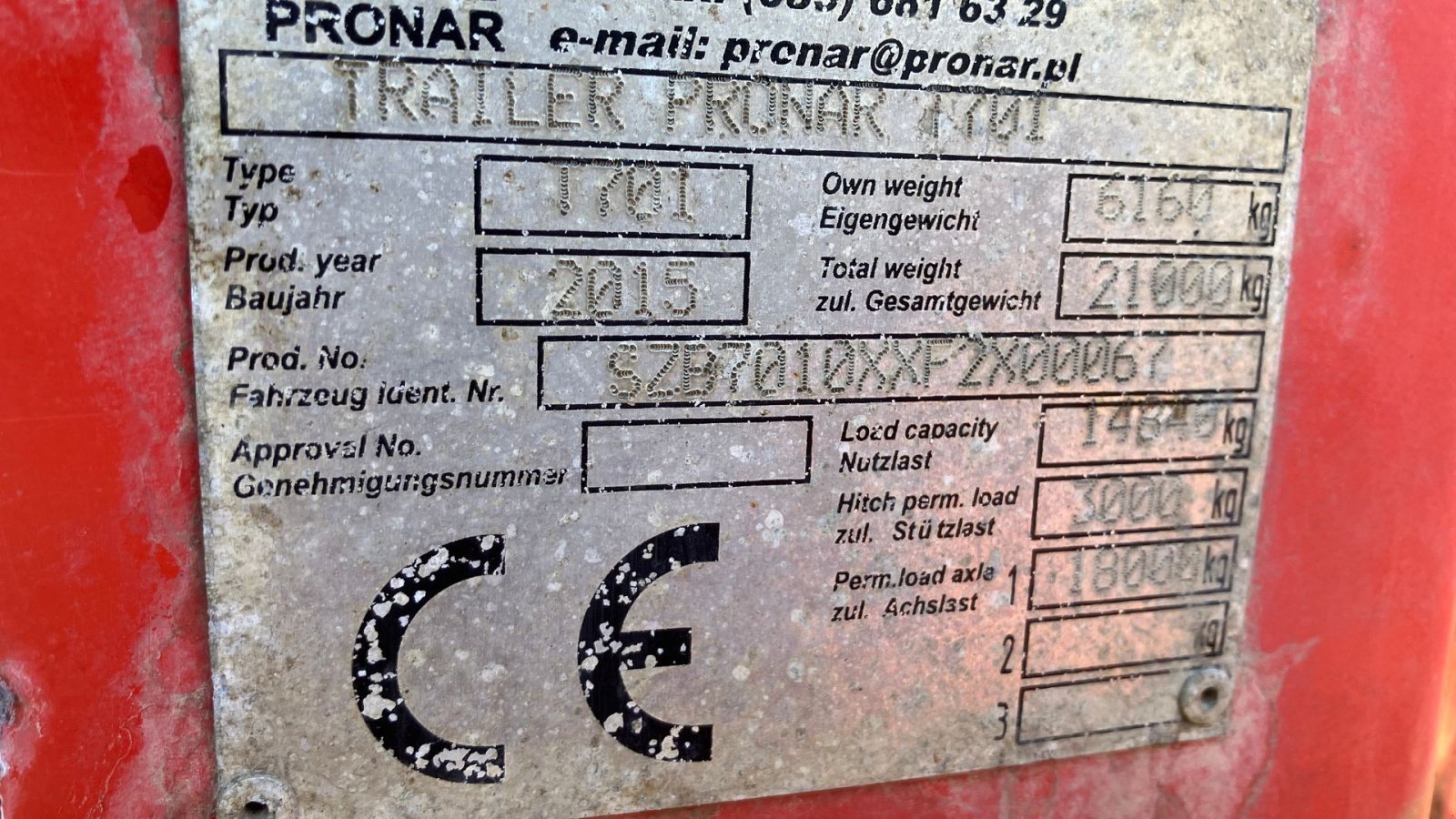 Muldenkipper του τύπου PRONAR T701 --, Gebrauchtmaschine σε Høng (Φωτογραφία 1)