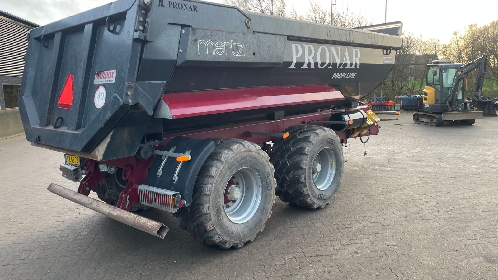 Muldenkipper типа PRONAR T701HP 15T Entrepenørvogn, Gebrauchtmaschine в Roslev (Фотография 4)