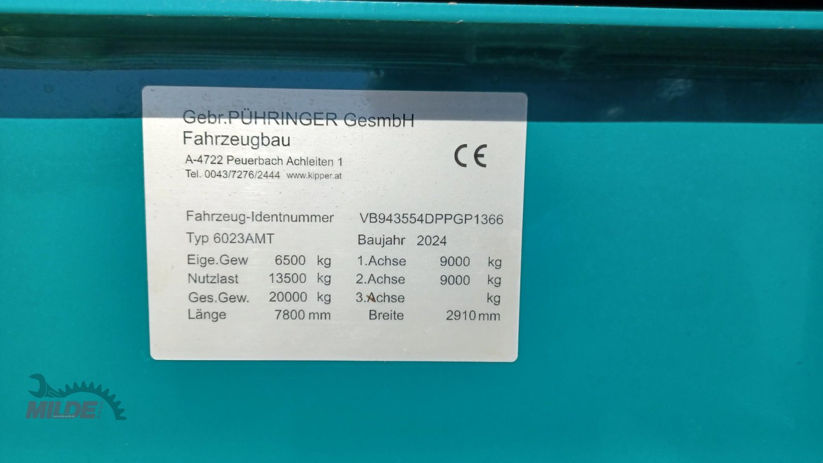 Muldenkipper tipa Pühringer 6023 AMT, Neumaschine u Creußen (Slika 7)