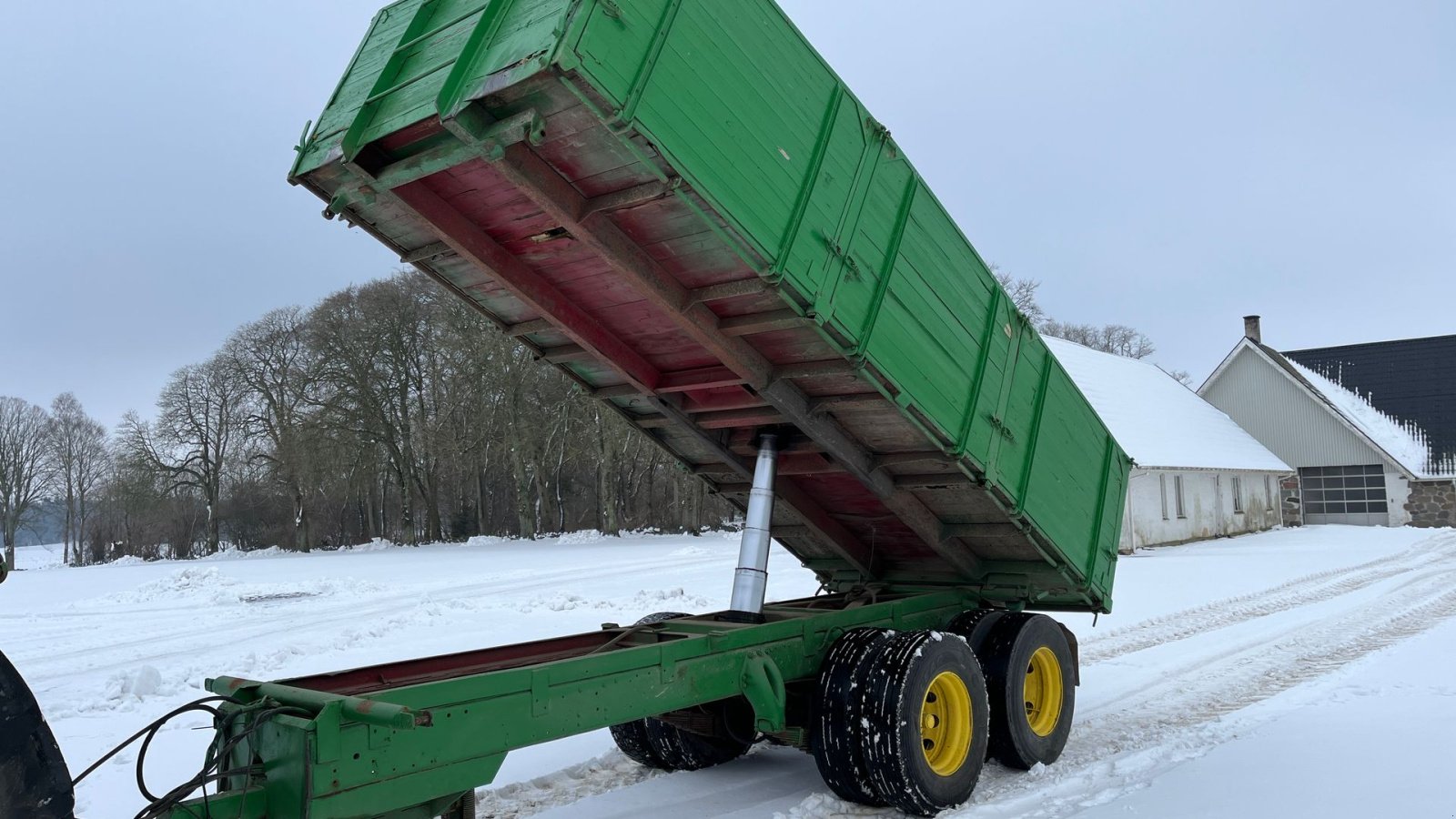 Muldenkipper tipa Scania Tipvogn 12-14 ton ombygget lastbil, Gebrauchtmaschine u Borre (Slika 1)