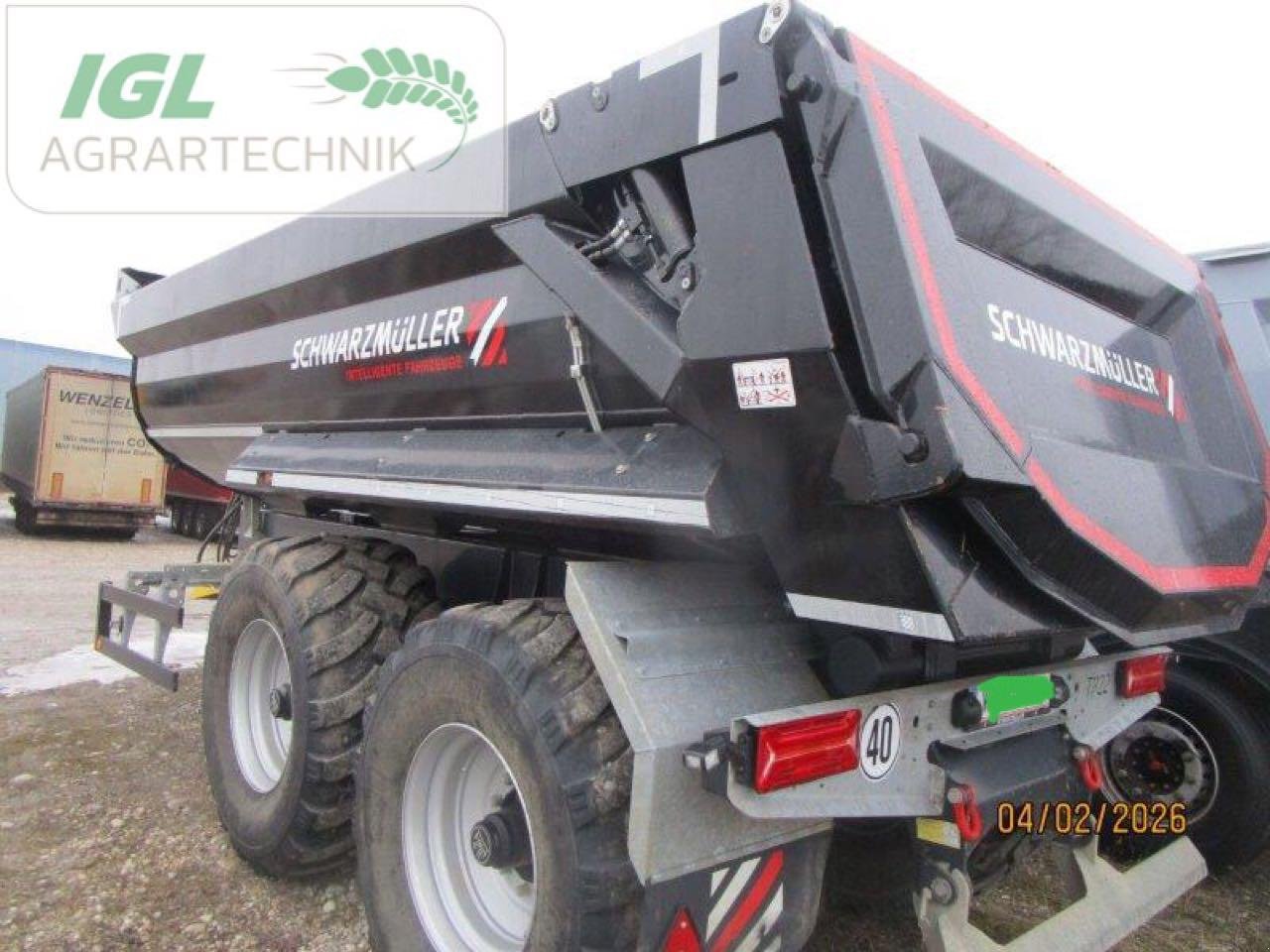 Muldenkipper typu Schwarzmüller 2 ACHS-ZENTRALACHS-SCHWERLAST MULDENKIPPER TP 22, Neumaschine v Nabburg (Obrázek 2)