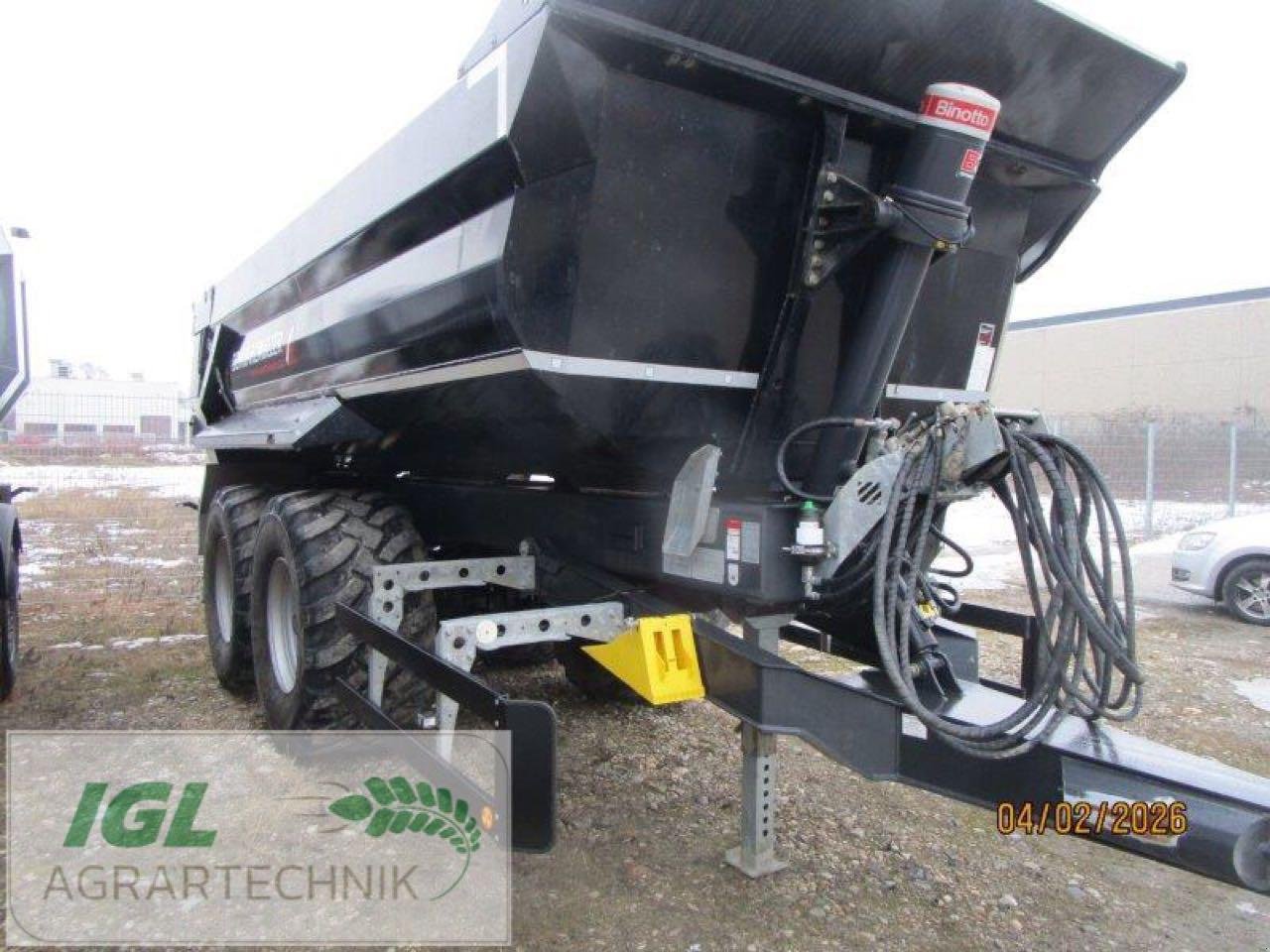 Muldenkipper typu Schwarzmüller 2 ACHS-ZENTRALACHS-SCHWERLAST MULDENKIPPER TP 22, Neumaschine v Nabburg (Obrázek 3)