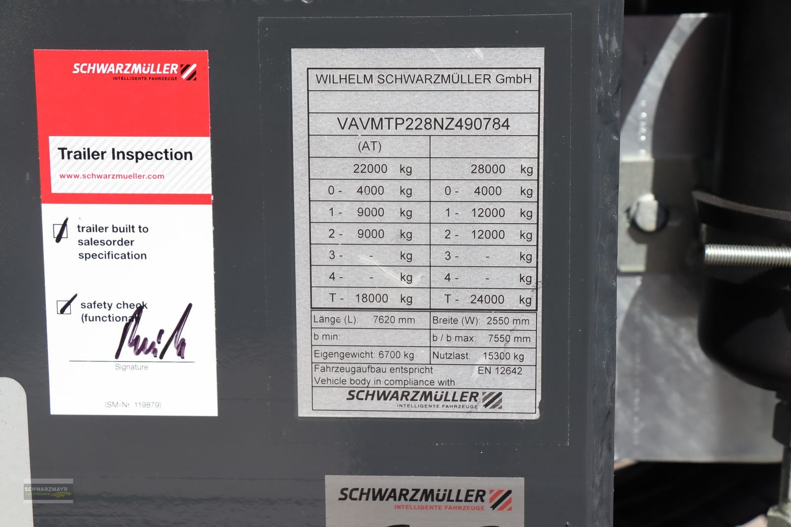 Muldenkipper типа Schwarzmüller TP 22 Muldenkipper, Neumaschine в Gampern (Фотография 16)