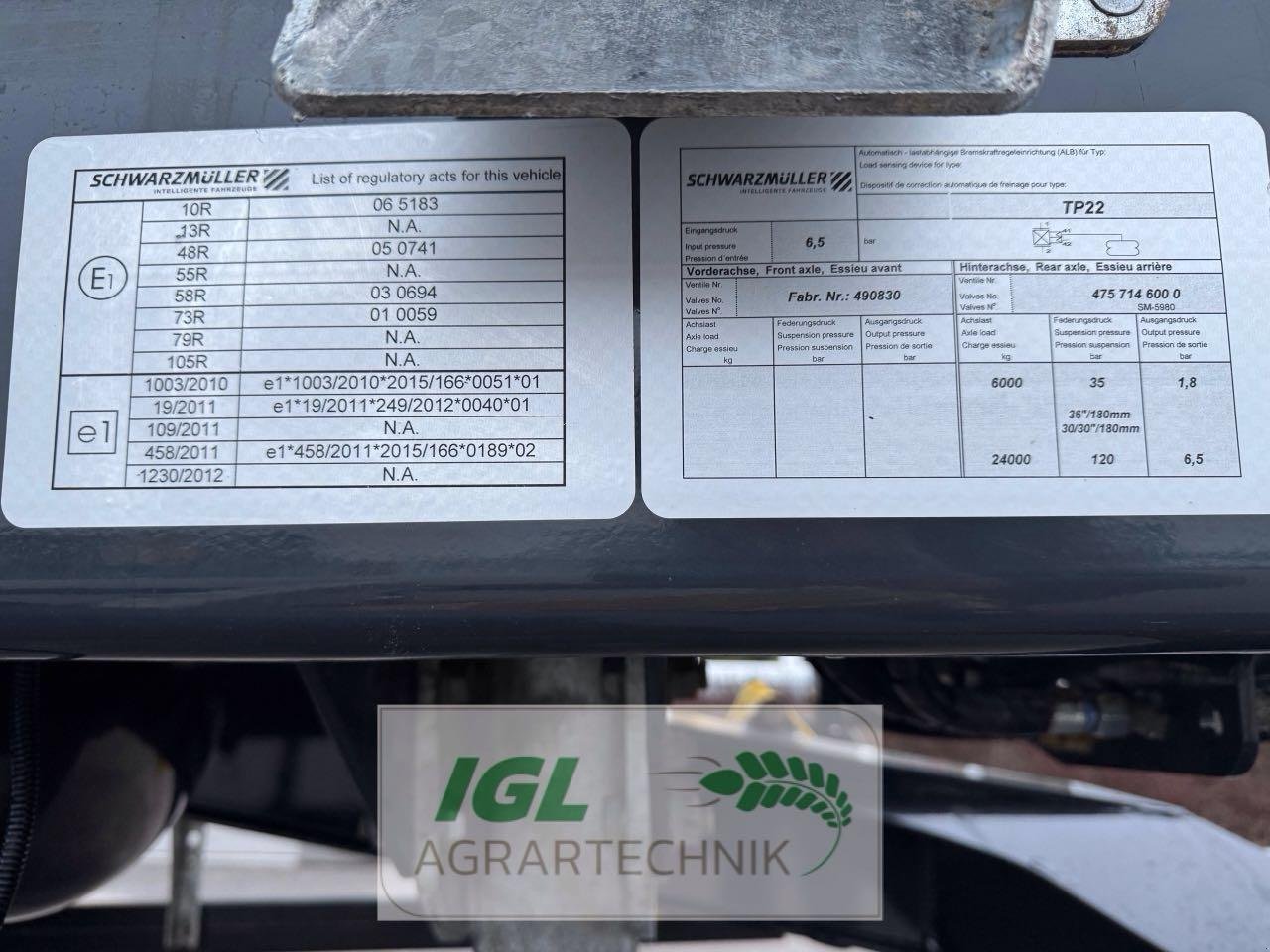 Muldenkipper du type Schwarzmüller TP 22 Offroad Mulde, Gebrauchtmaschine en Nabburg (Photo 11)