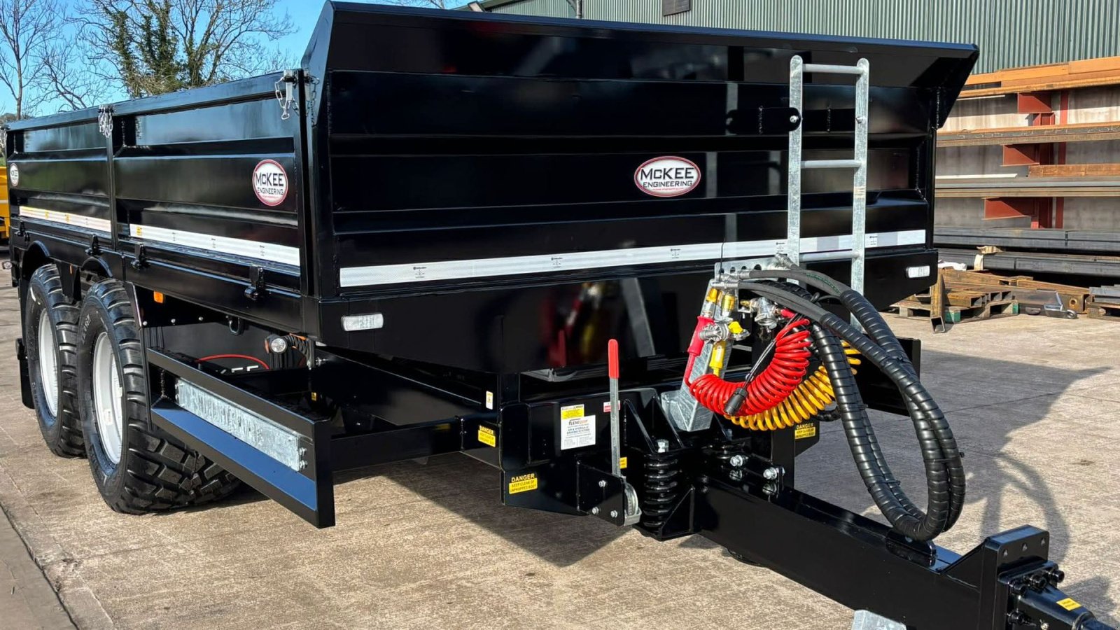 Muldenkipper типа Sonstige 16T entrepenørvogn med nedfoldbare sider, Gebrauchtmaschine в Mariager (Фотография 3)