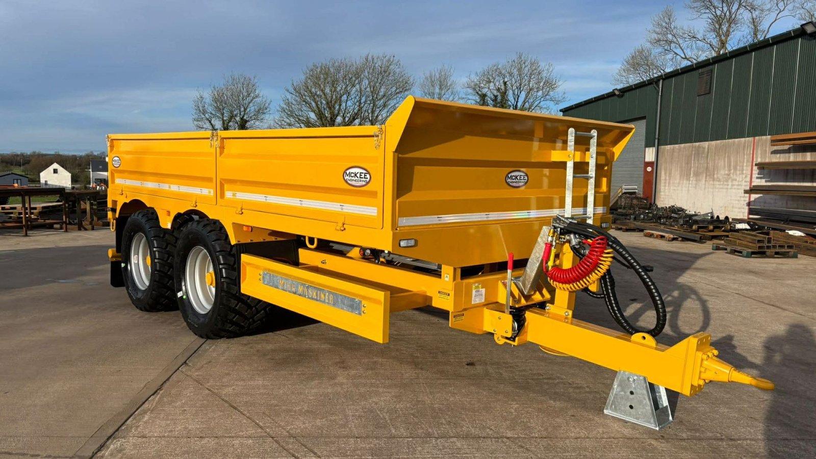 Muldenkipper типа Sonstige 16T entrepenørvogn med nedfoldbare sider, Gebrauchtmaschine в Mariager (Фотография 1)