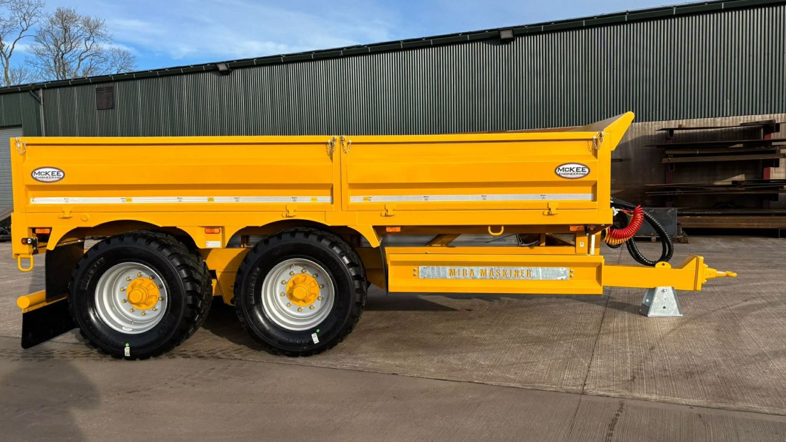 Muldenkipper типа Sonstige 16T entrepenørvogn med nedfoldbare sider, Gebrauchtmaschine в Mariager (Фотография 7)