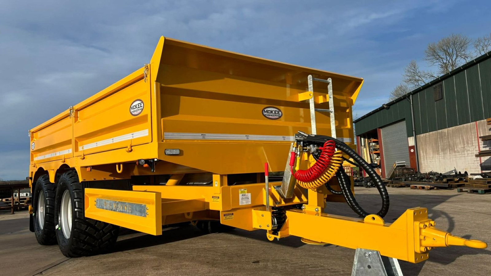 Muldenkipper типа Sonstige 16T entrepenørvogn med nedfoldbare sider, Gebrauchtmaschine в Mariager (Фотография 10)