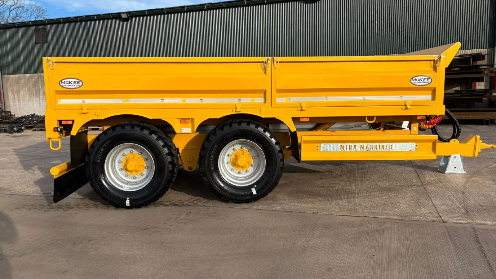 Muldenkipper типа Sonstige 16T entrepenørvogn med nedfoldbare sider, Gebrauchtmaschine в Mariager (Фотография 8)