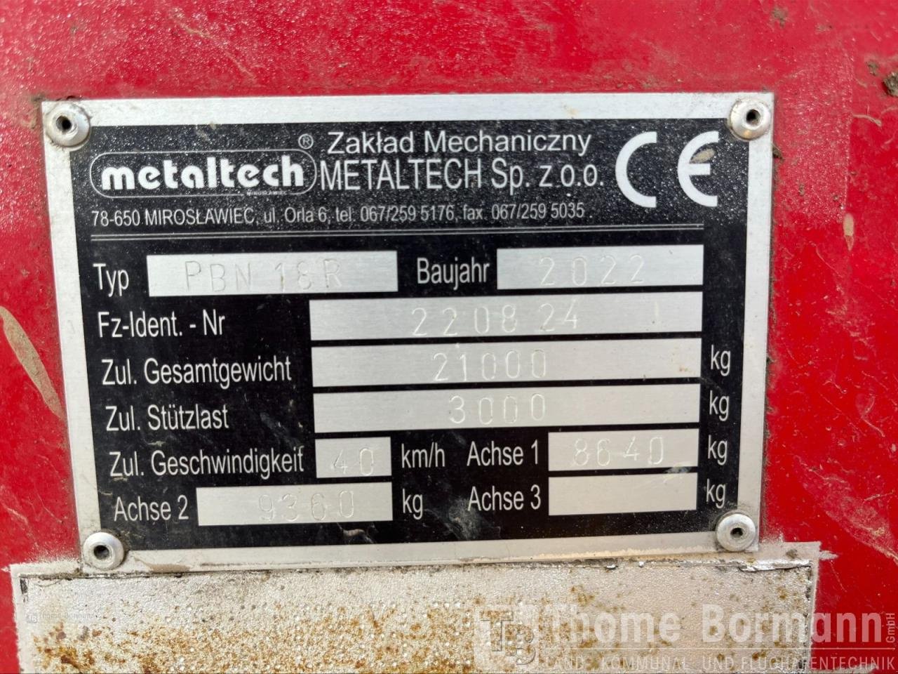 Muldenkipper tipa Sonstige Metaltech Mammut PBN 18 R, Gebrauchtmaschine u Prüm (Slika 12)