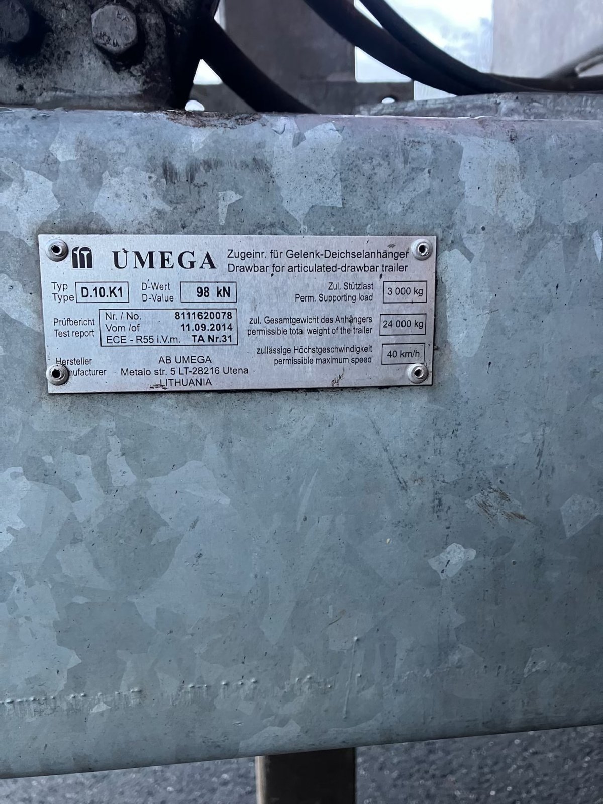 Muldenkipper типа Sonstige SPC 18 TIPVOGN, Gebrauchtmaschine в Thisted (Фотография 7)