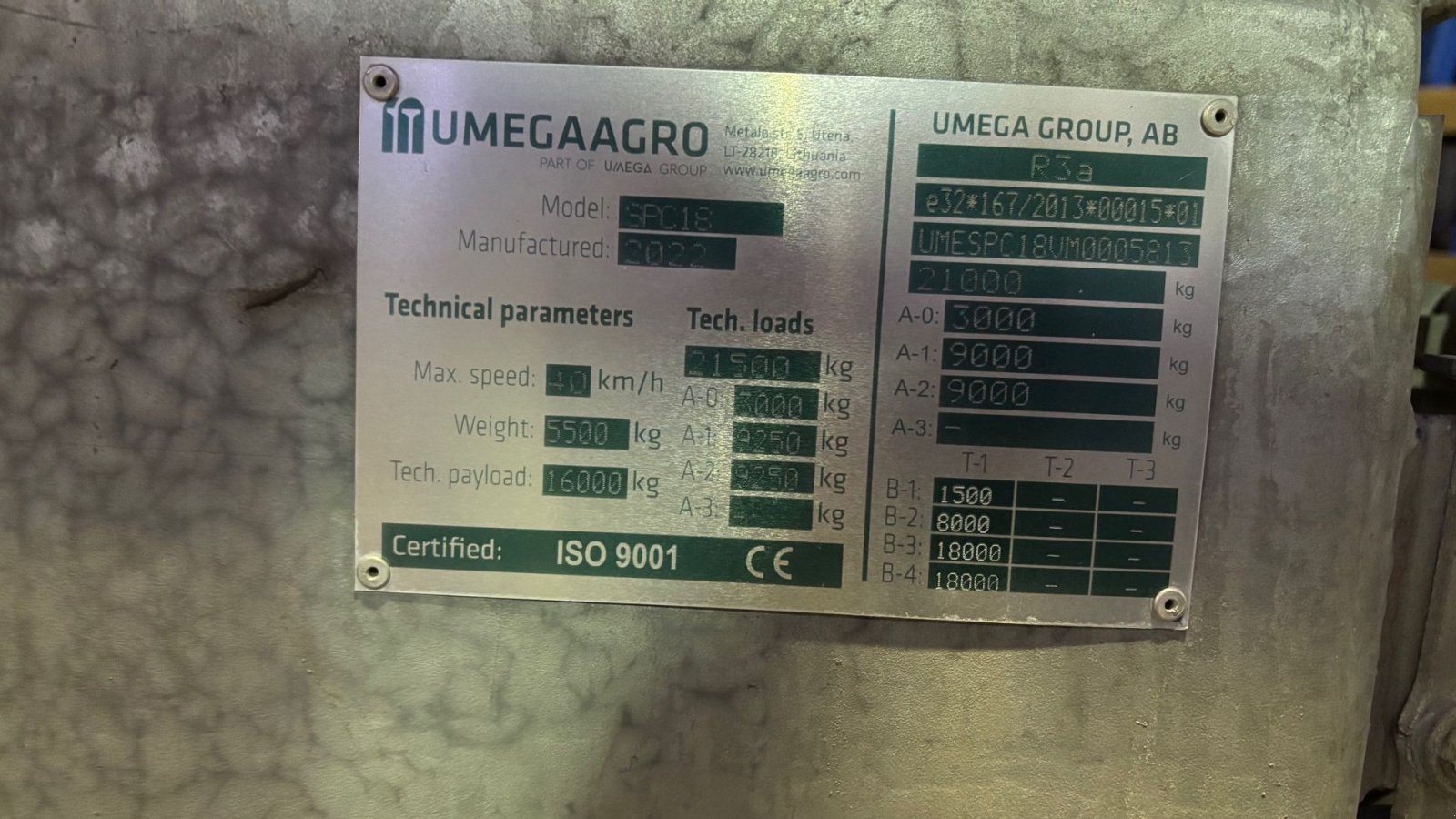 Muldenkipper typu Sonstige SPC 18, Gebrauchtmaschine w Sakskøbing (Zdjęcie 2)