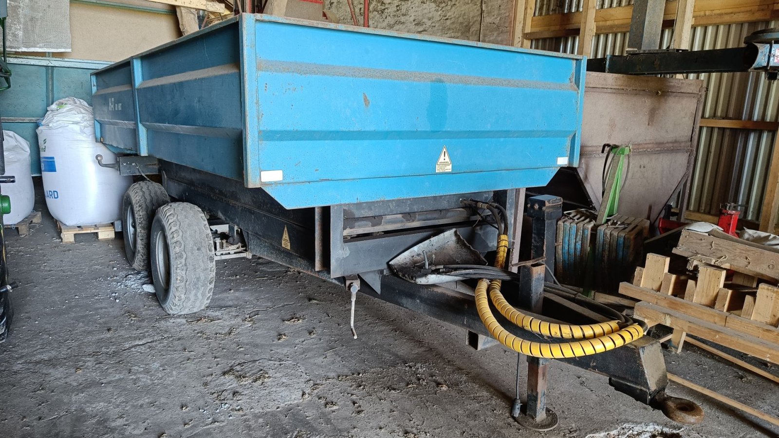 Muldenkipper типа Sonstige Tipvogn højtip 8 tons med hydraulisk bagsmæk  og ekstra sider, Gebrauchtmaschine в Egtved (Фотография 1)