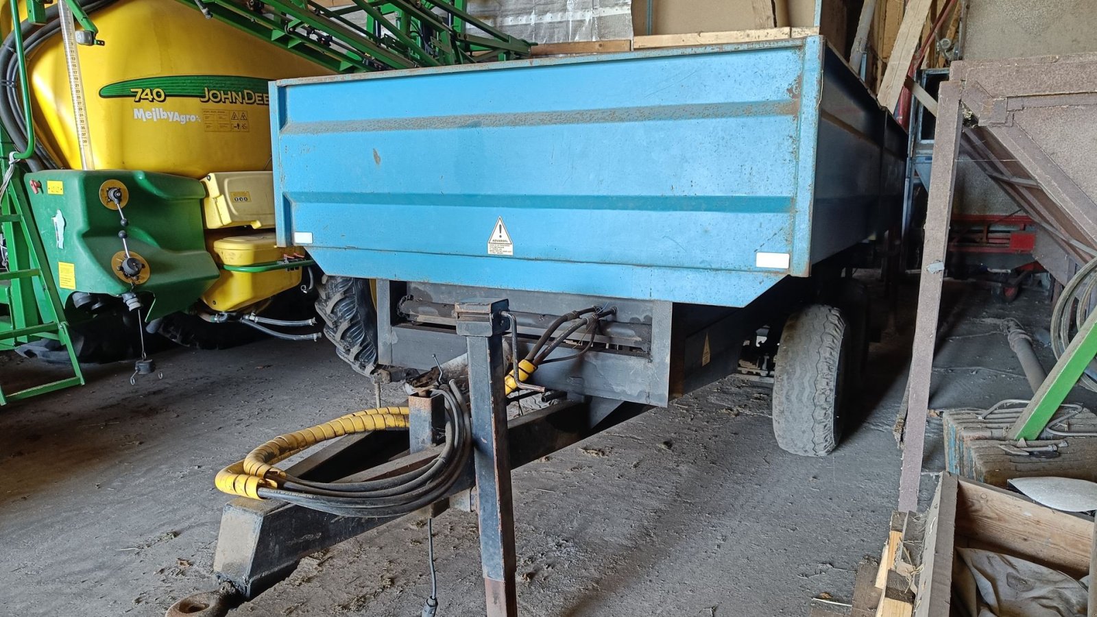 Muldenkipper типа Sonstige Tipvogn højtip 8 tons med hydraulisk bagsmæk  og ekstra sider, Gebrauchtmaschine в Egtved (Фотография 3)