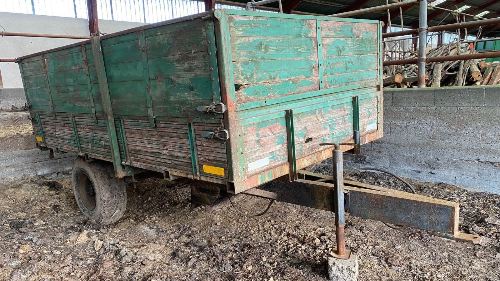 Muldenkipper typu Sonstige Tipvogn med træsider, stålbund 5 tons, Gebrauchtmaschine w Kjellerup (Zdjęcie 2)