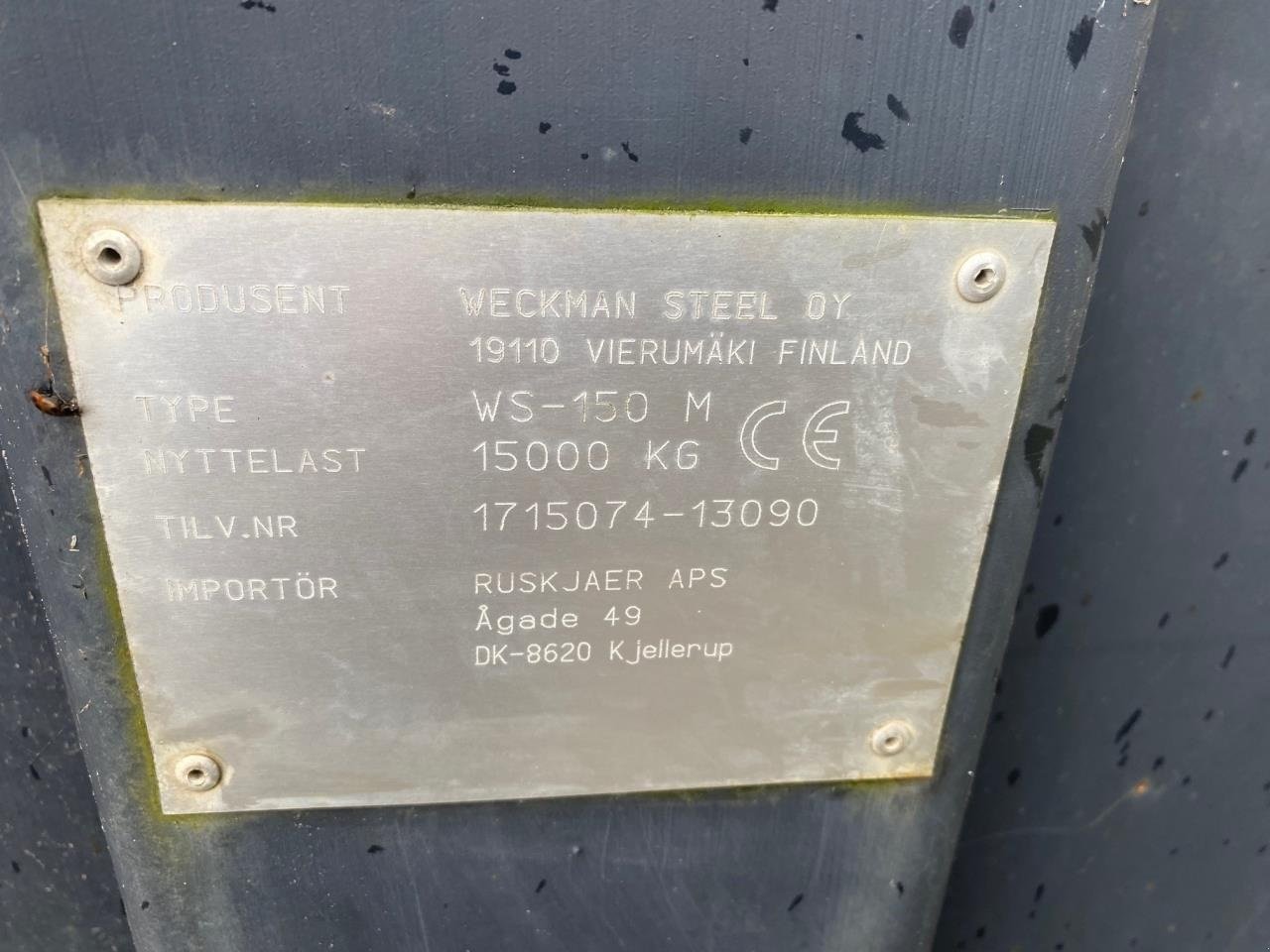 Muldenkipper типа Sonstige WS 150M, Gebrauchtmaschine в Tim (Фотография 7)