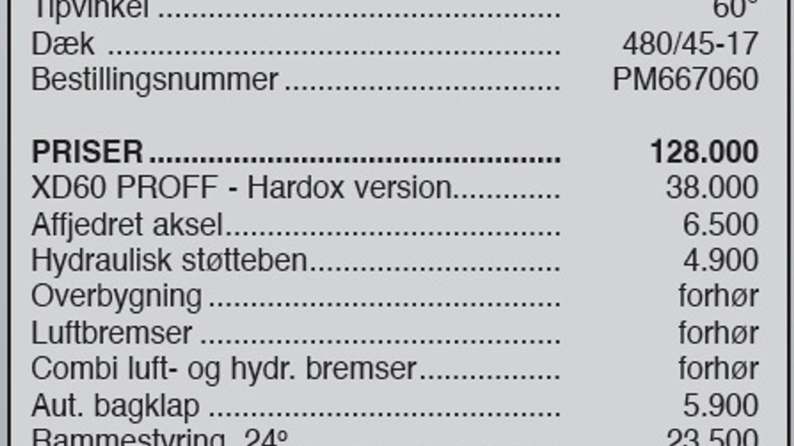 Muldenkipper del tipo Sonstige XD 60e, Gebrauchtmaschine In Vrå (Immagine 14)