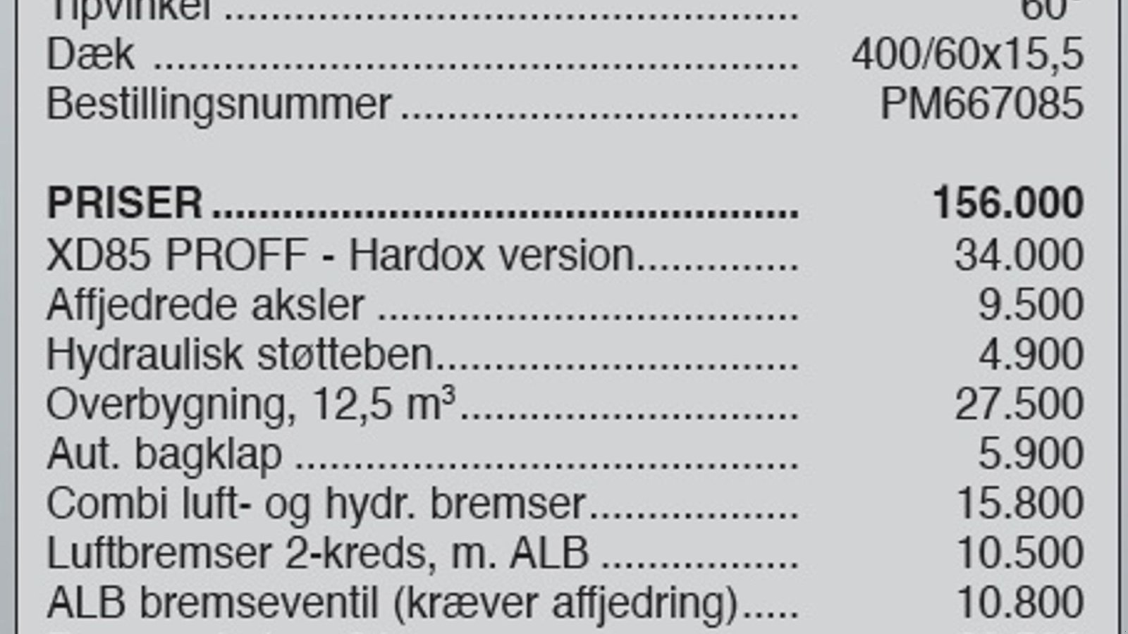 Muldenkipper типа Sonstige XD 85e, Gebrauchtmaschine в Vrå (Фотография 5)