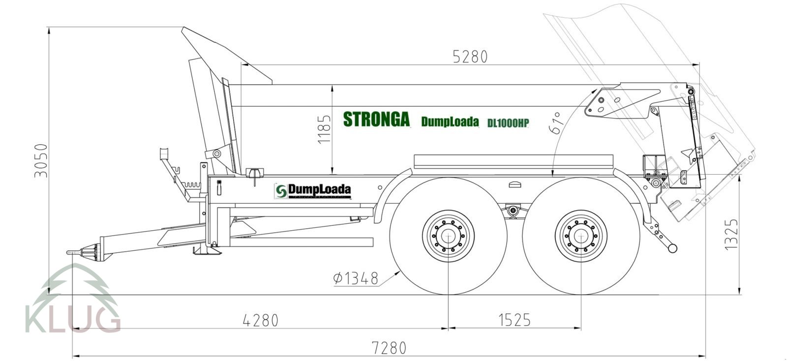 Muldenkipper του τύπου Stronga DumpLoada DL 1000-1400 Halfpipe, Neumaschine σε Pirching am Traubenberg (Φωτογραφία 5)