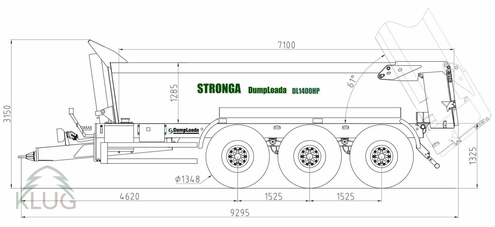 Muldenkipper του τύπου Stronga DumpLoada DL 1000-1400 Halfpipe, Neumaschine σε Pirching am Traubenberg (Φωτογραφία 4)